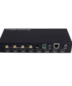 HDMI matrix switch in4 out4 back