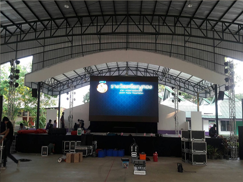 LED display full color P10 installation 1
