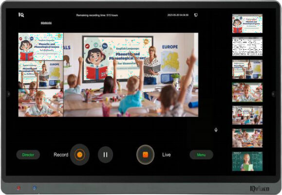 ชุดบันทึกการสอนพร้อมไลฟ์สด 4K รองรับ facebook youtube