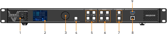 NovaStar VC10 Pro front panel