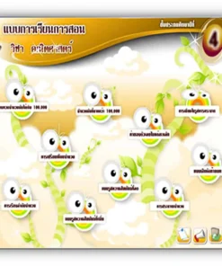 ซอฟต์แวร์สื่อการเรียนการสอน CAI คณิตศาสตร์ ป4