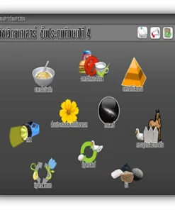 ซอฟต์แวร์สื่อการเรียนการสอน CAI วิทยาศาสตร์ ป4