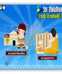 ซอฟต์แวร์สื่อการเรียนการสอน CAI สังคมศึกษา ป1