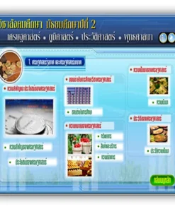 ซอฟต์แวร์สื่อการเรียนการสอน CAI สังคมศึกษา ม2