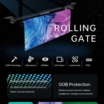 Rollable LED full color Display