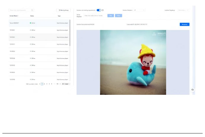 วิธีใช้งานโปรแกรม Vnnox ใช้ Playback Management จับภาพหน้าจอที่กำลังเล่น