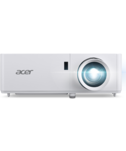 โปรเจคเตอร์ Acer ML861 สีขาว มุมด้านหน้า พร้อมเลนส์ฉายภาพ